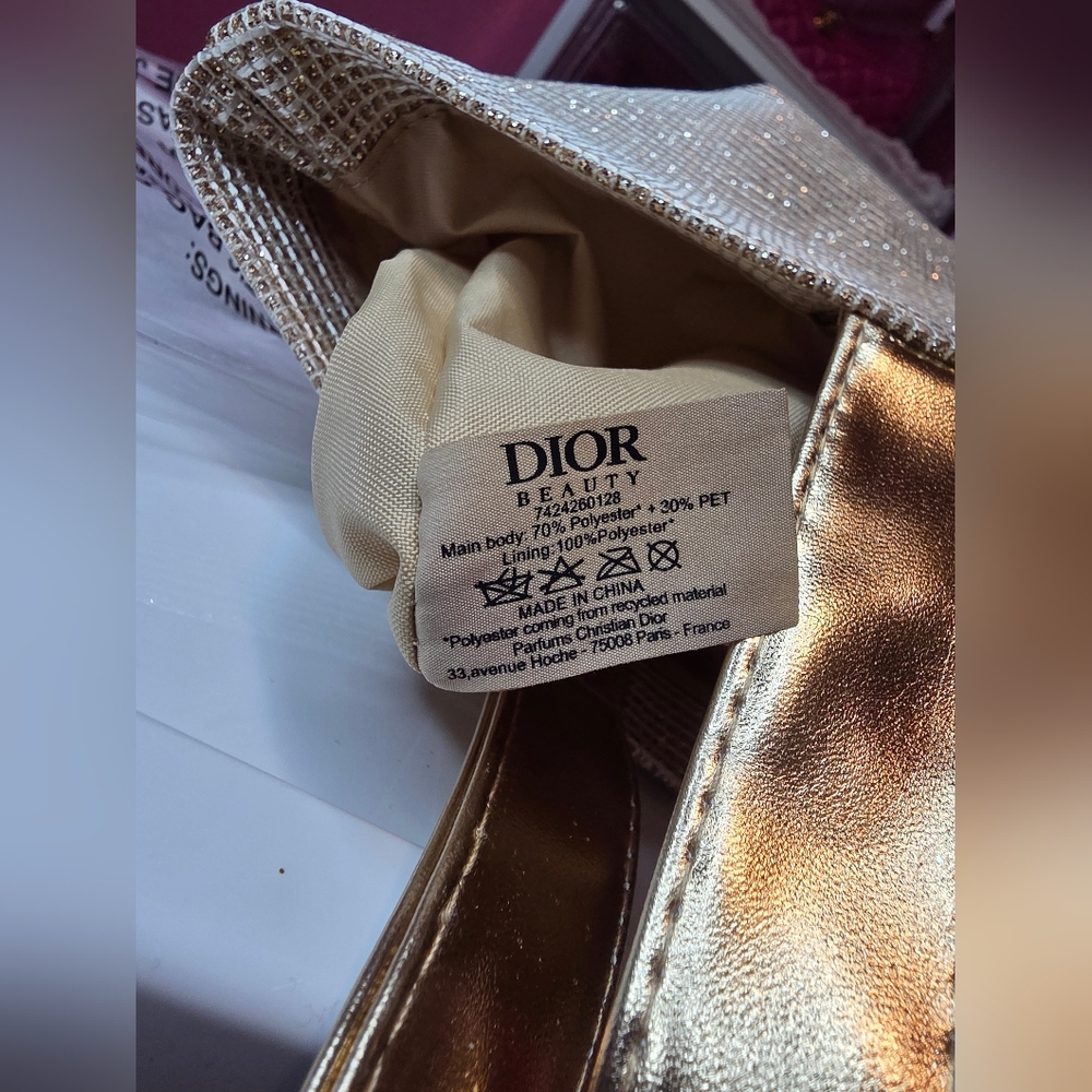 NEW Dior Parfums 2025 Gold Tote Bag! - Picture 4 of 14